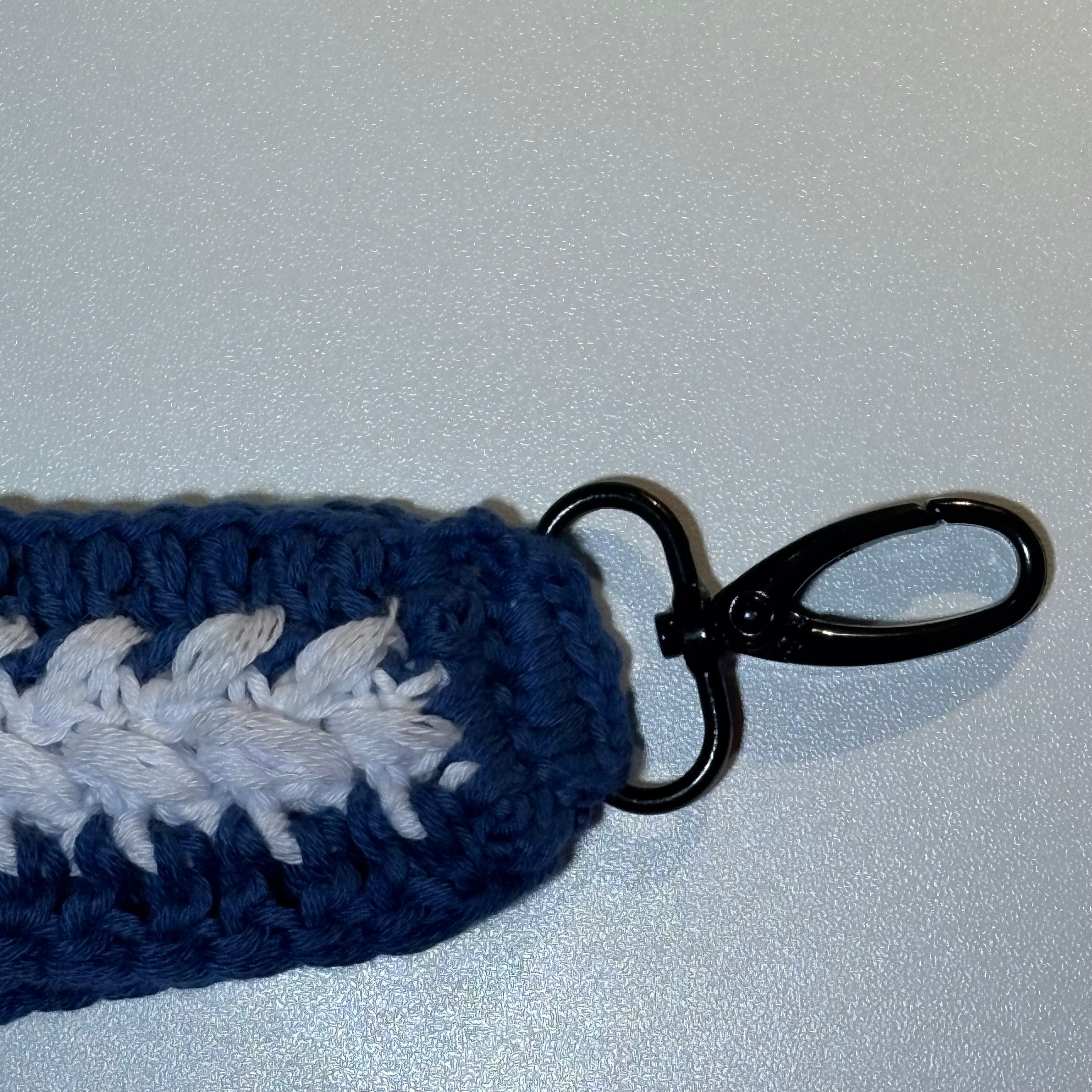 Crocheted lanyard