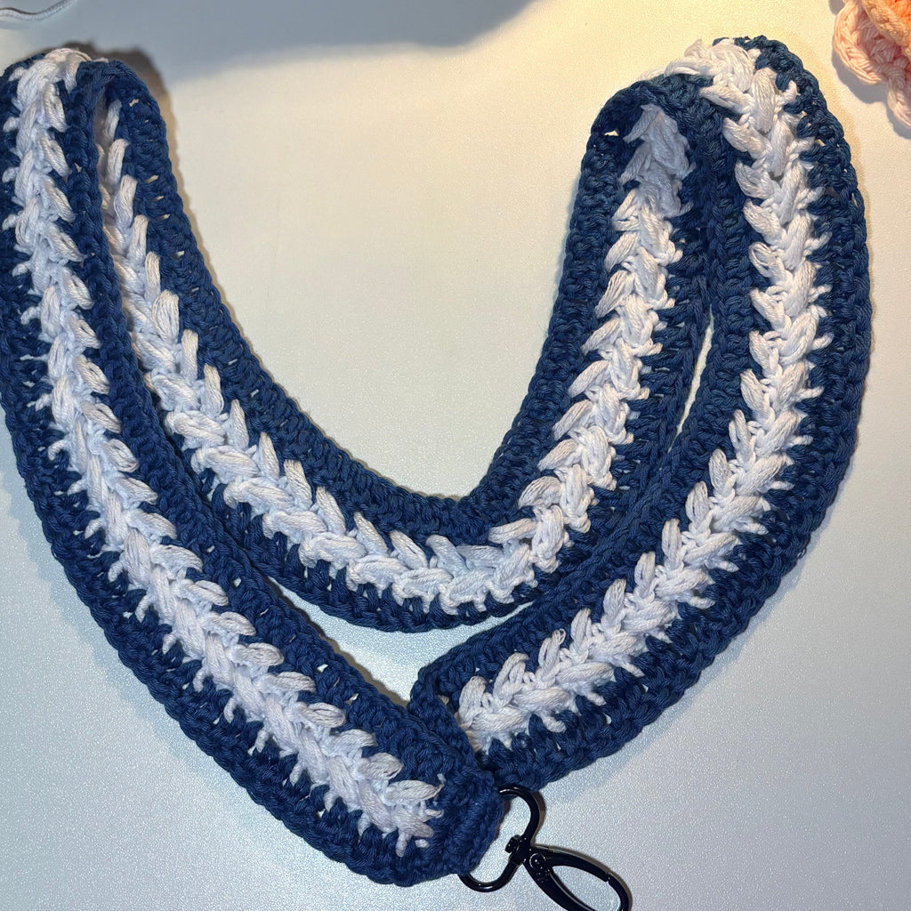 Crocheted lanyard